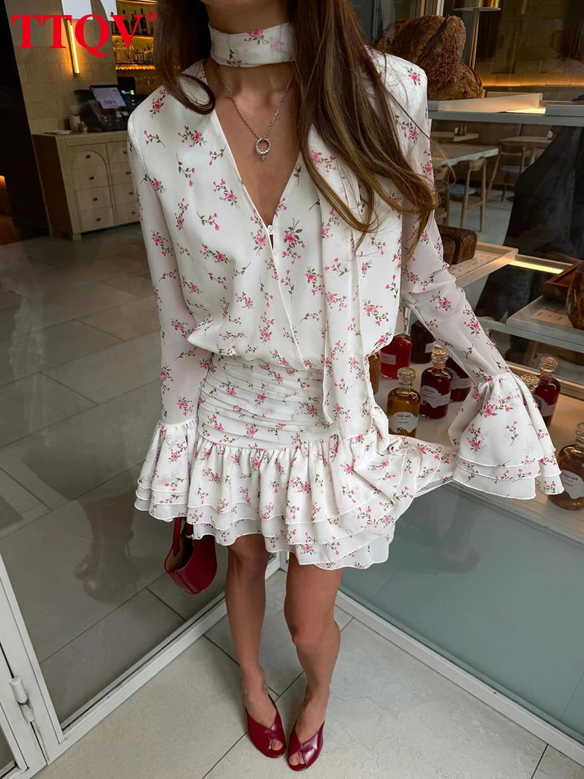 TTQV Fashion Loose Print Women