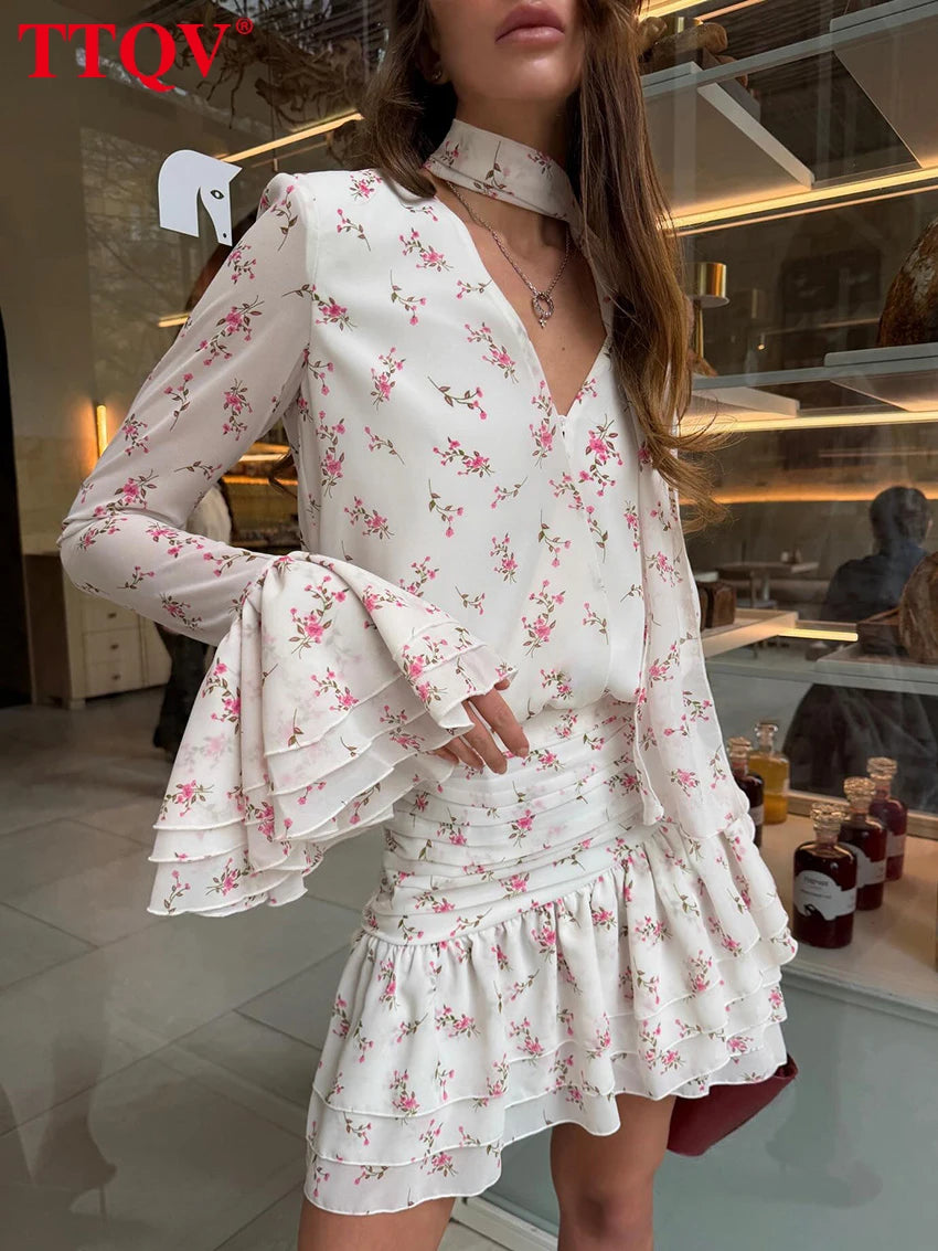 TTQV Fashion Loose Print Women