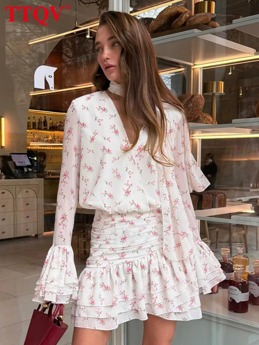 TTQV Fashion Loose Print Women